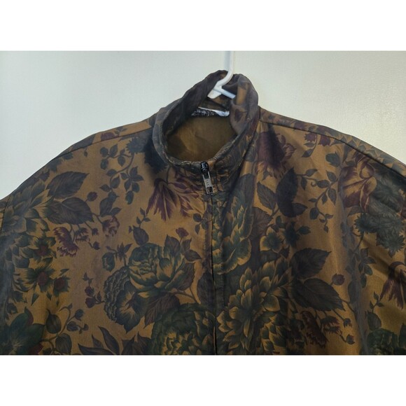 Vintage Betmar Jacket Womens M Floral Bomber Artsy Festival Fall Boho Harvest - Picture 2 of 7